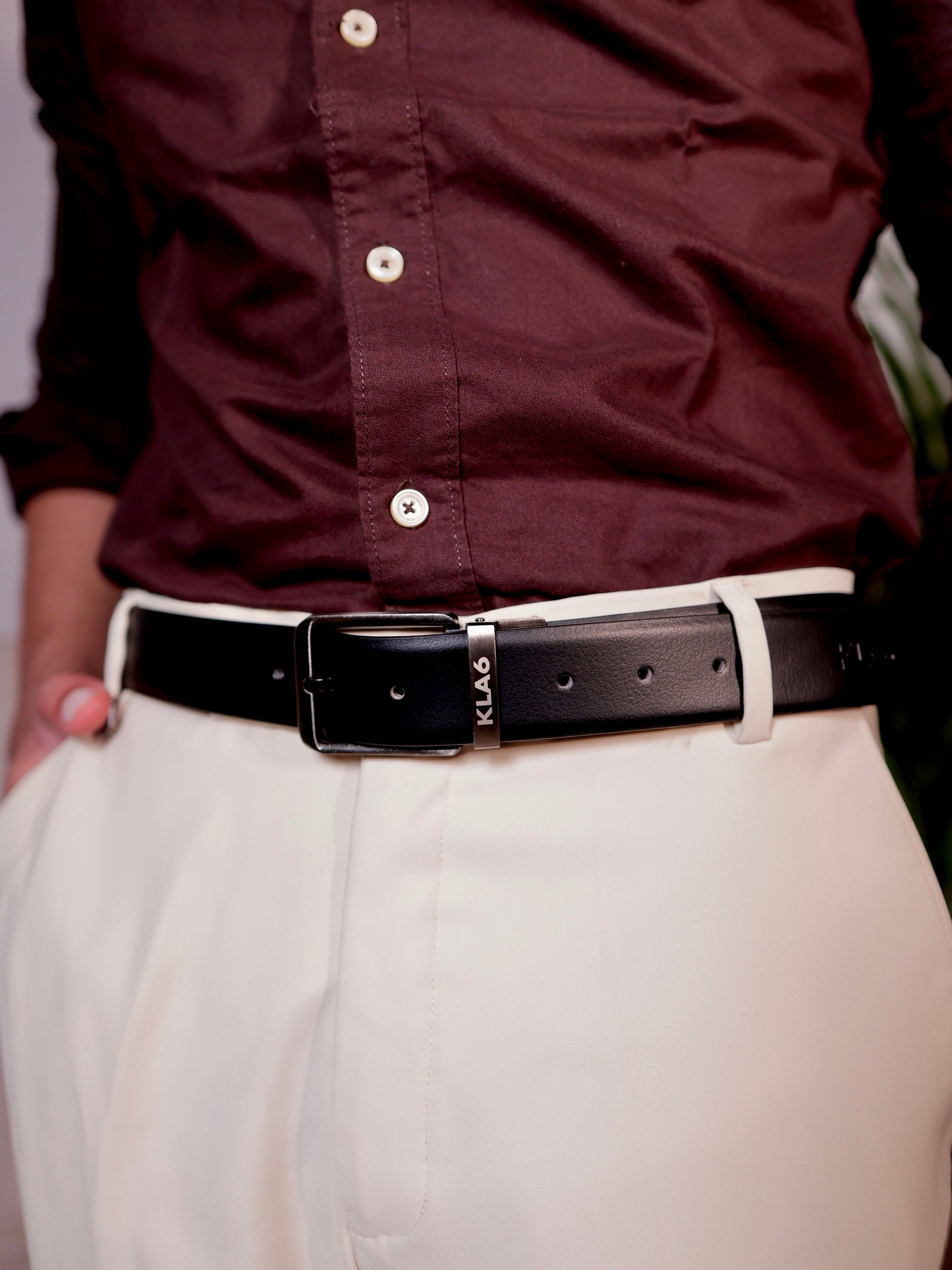Heritage Loop Reversible Leather Belt