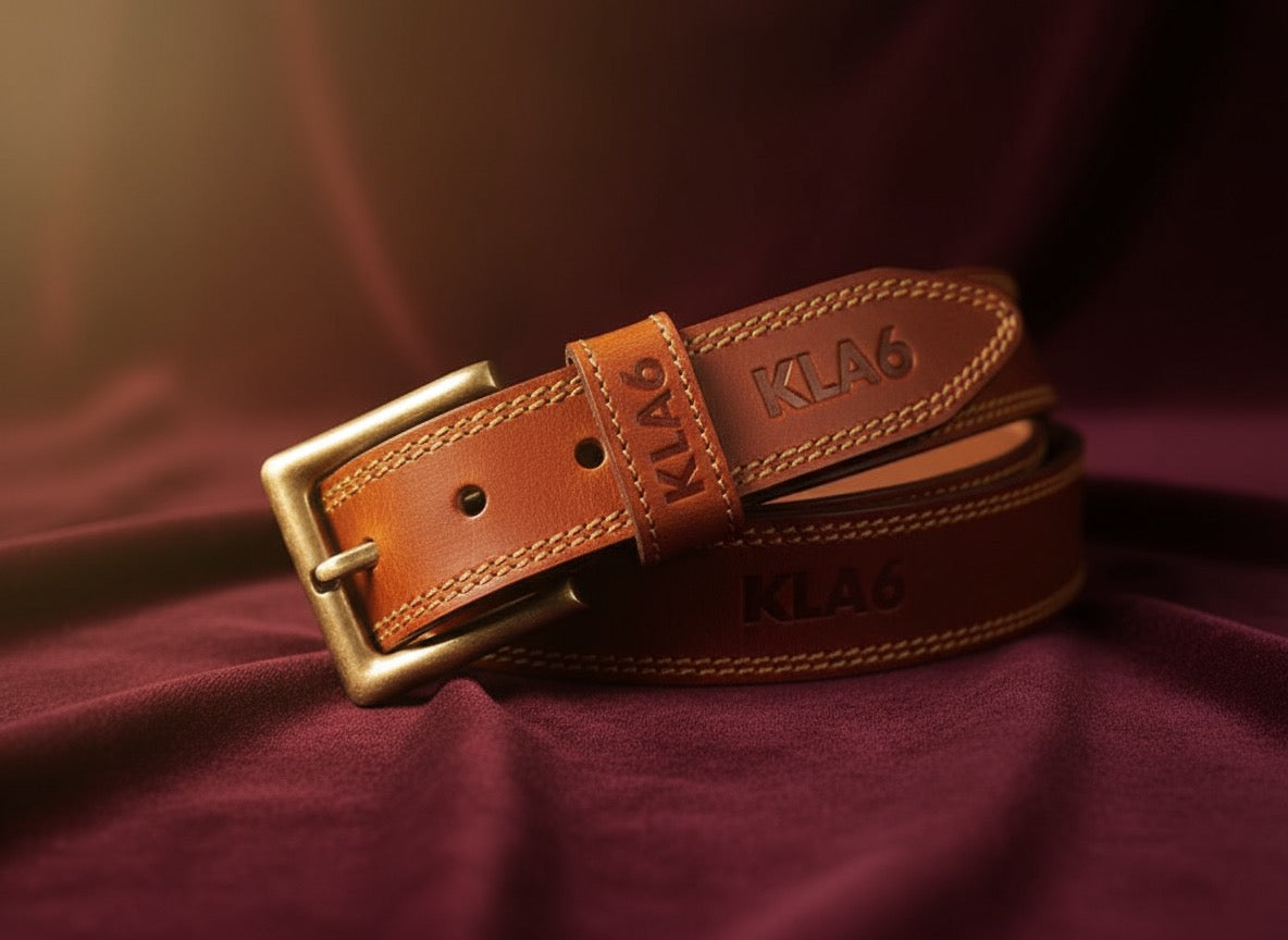 Heritage Loop Leather Belt Brown